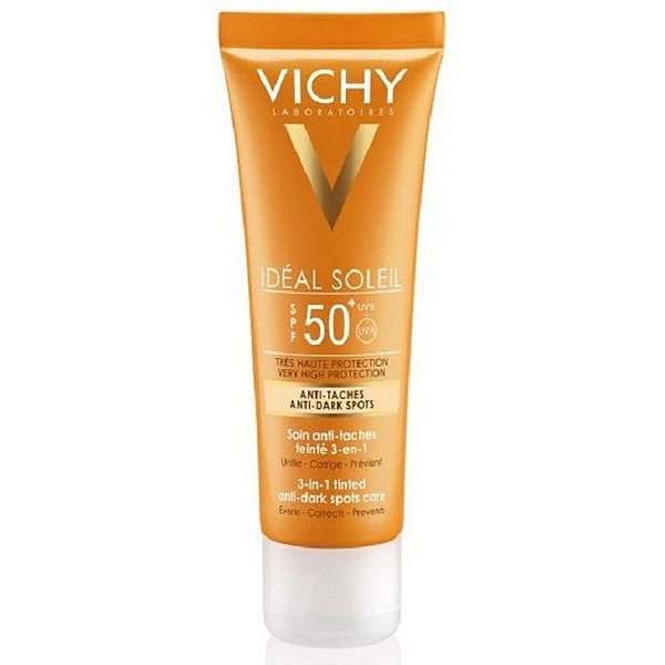 Protetor Solar Vichy Idéal Soleil Antimanchas FPS 50 - 50ml