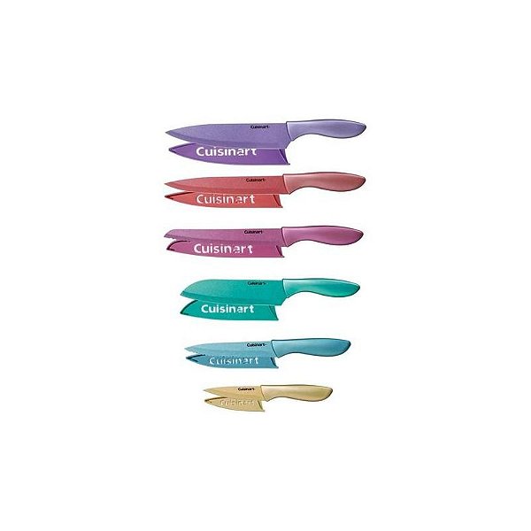 Conjunto De Facas Coloridas Cuisinart Profissional - 12 Peças