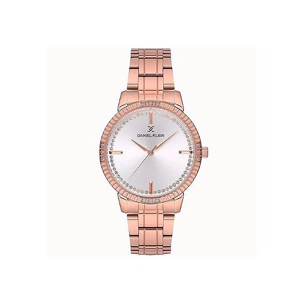 Relógio Feminino Daniel Klein DK.1.12530-2 - Cor Ouro Rosa