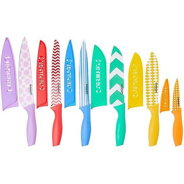 Conjunto de Facas Multicolorido Cuisinart Impressa - 6 Peças Profissionais