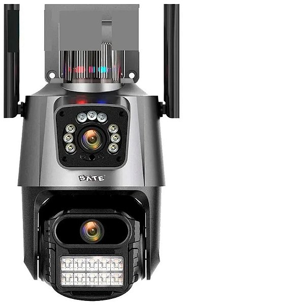 Câmera De Segurança Ip Inteligente Para Exterior Sate A-Cam009D 4Mp Wifi