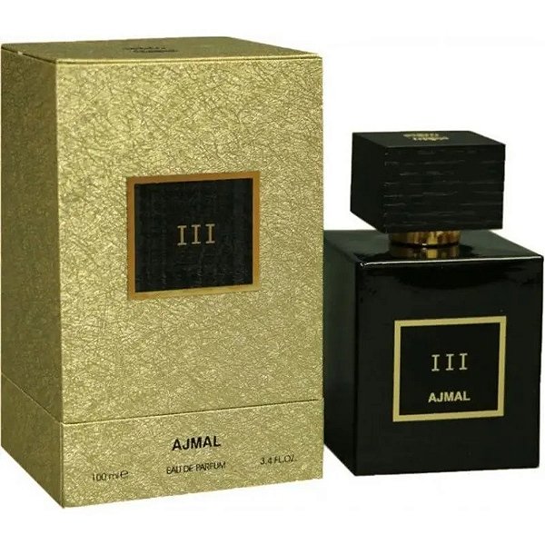 Perfume Ajmal Iii Eau De Parfum Masculino 100Ml - Fragrância Intensa E Elegante