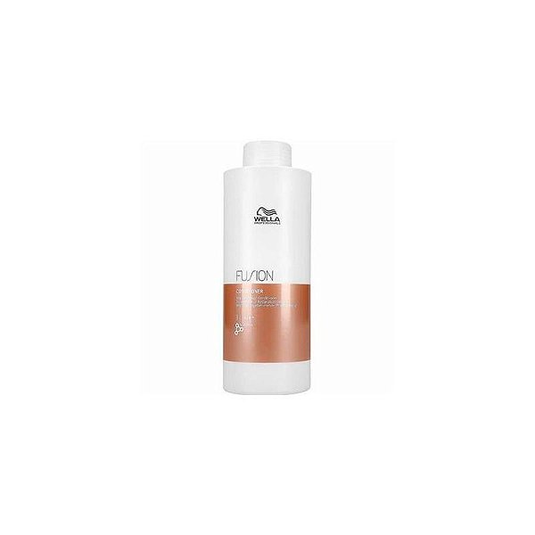 Condicionador Wella Fusion 1L - Nutrição Avançada para Cabelos Danificados