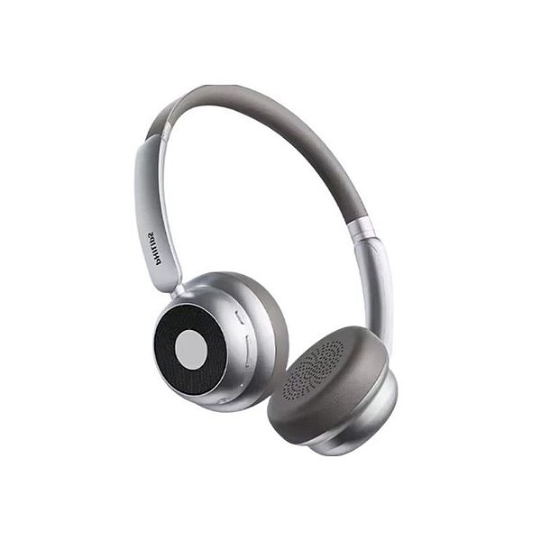 Fone de Ouvido Bluetooth Philips TAH1129SL/93 - Prata Sem Fio com Som de Alta Qualidade