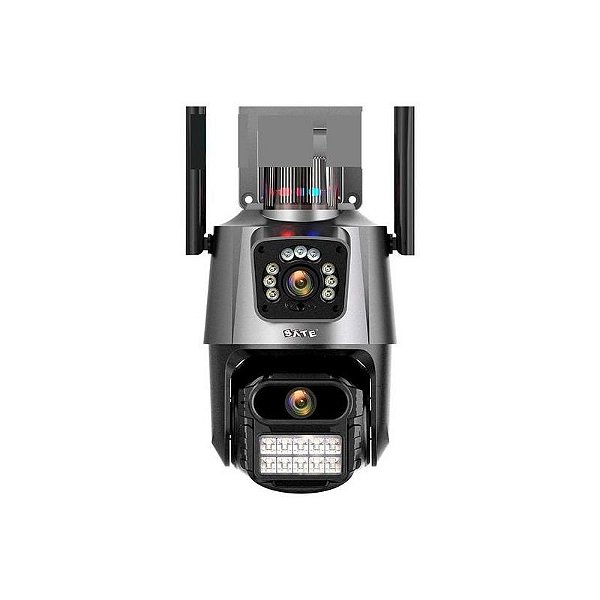 Câmera de Segurança IP A-CAM009D Externa - Wi-Fi 4MP - Cor Cinza