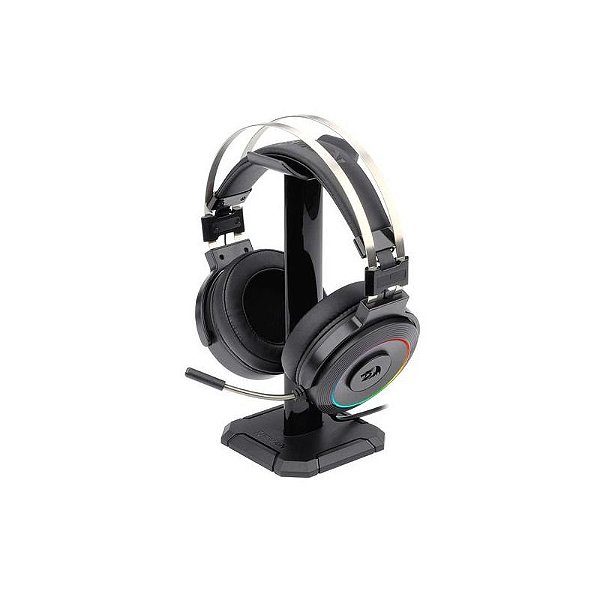 Headset Gamer Redragon Lamia H320-RGB USB - Preto com Iluminação RGB e Conforto Avançado