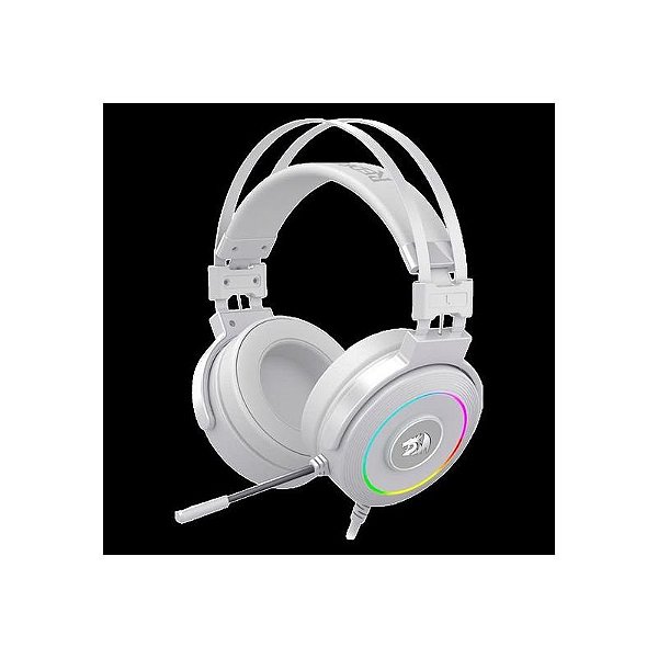 Headset Gamer Redragon Lamia 2 H320W-RGB USB - Branco e Iluminação Personalizada