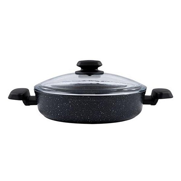 Caçarola Korkmaz Ornella Alumínio Baixa 26x7 CM - 3,5 L e Design Elegante