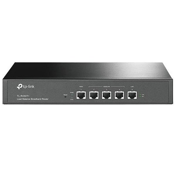 Roteador Modem Wireless TP-Link TL Hub R480T 4 Portas Banda Larga Preto