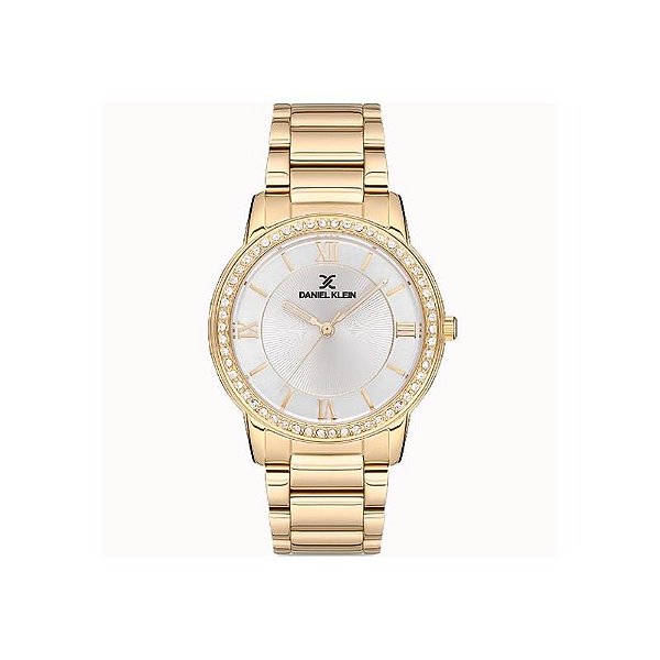 Relógio Feminino Dourado Daniel Klein DK.1.12698-6