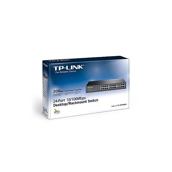 Switch Hub Tp Link 24 Portas TL-SF1024D 10/100Mbps
