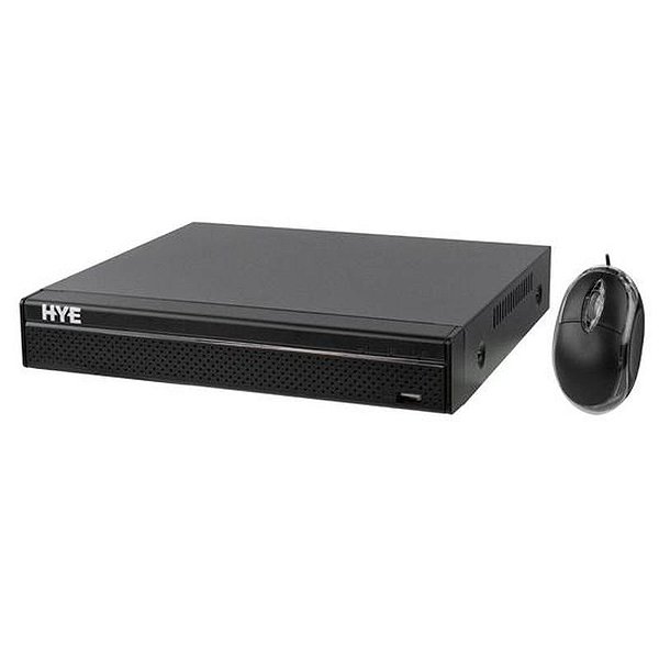 DVR HYE-F2008M - 8 Canais, Resolução 720P, Saídas VGA/HDMI, Cor Preta