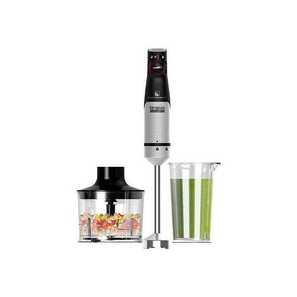 Mixer Eletrônico Electrobras Bravo EBMX-1200 - 1200W, 800ML, Preto e Prata