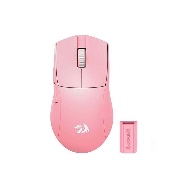 Mouse Gamer Redragon King Pro M916P-Pro USB-C 26000 DPI - Rosa
