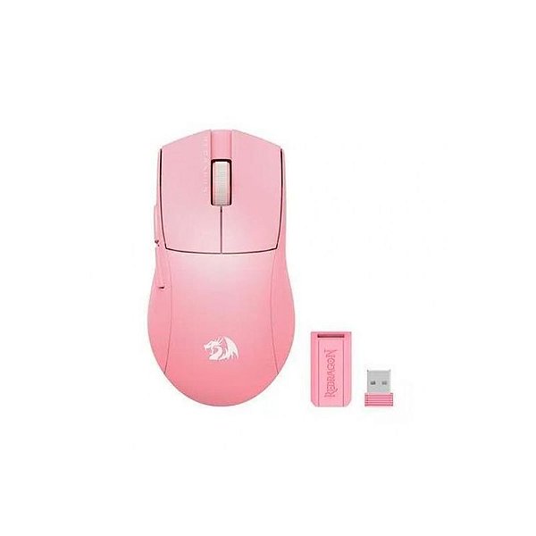 Mouse Sem Fio Redragon M916P-PRO-1K 26000DPI Rosa