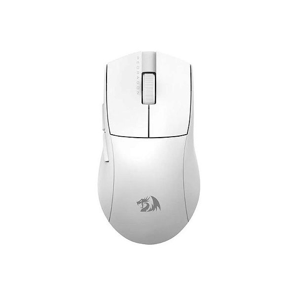 Mouse Redragon K1NG 1K Pro M916W - Sem Fio, 26000 DPI, Branco