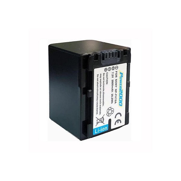Bateria de Substituição Power2000 para Câmera Sony de 2800mAh