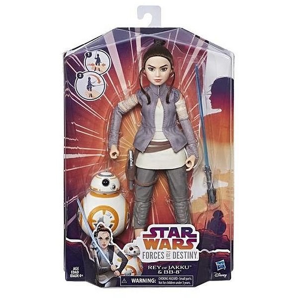 Rey & Bb8 Boneca Hasbro Star Wars - C1628