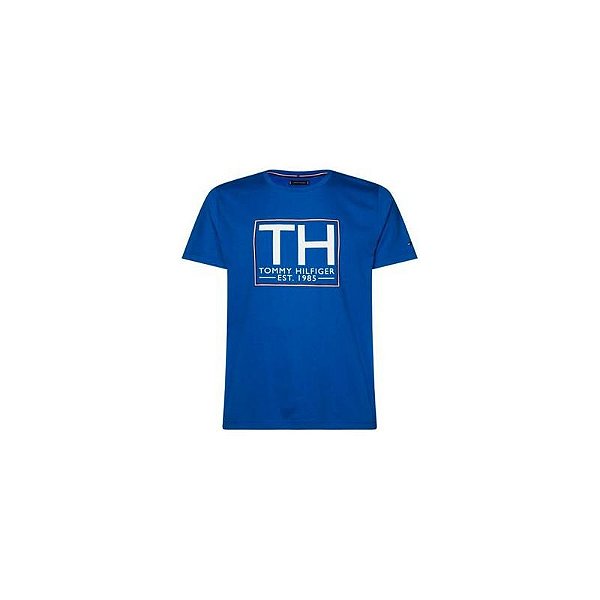 Camiseta Perfume Tommy Hilfiger Masculino Mw0Mw12605 C65 00 S Cobalt