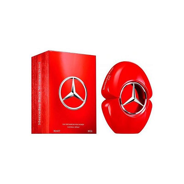 Perfume Mercedes-Benz Woman In Red Eau De Parfum Feminino 90Ml - Fragrância Elegante E Sofisticada