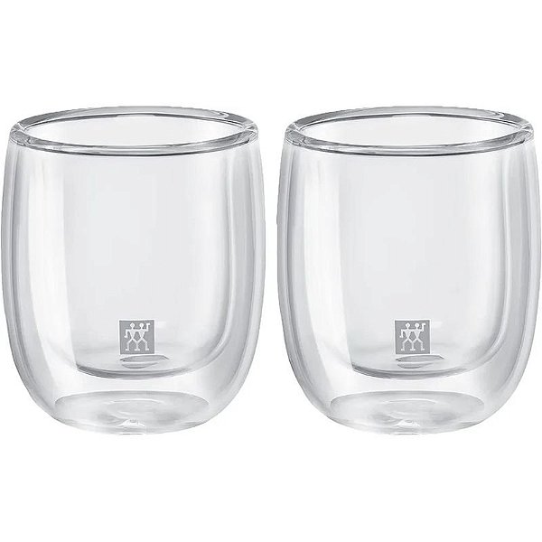 Conjunto de Copos de Chá Zwilling 240 ml - 2 Peças, Elegância e Sofisticação