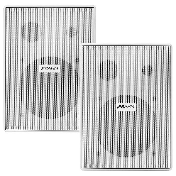 Caixa de Som Passiva Frahm PS200 New 30RMS Branca com Suporte (Par)