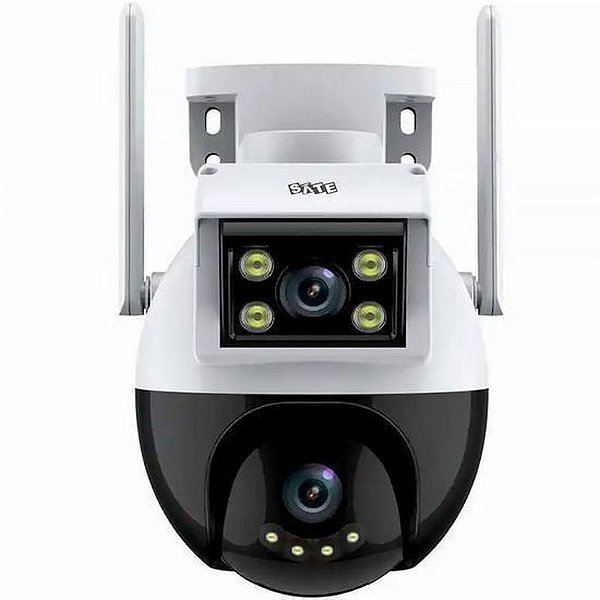 Câmera IP Sate A-CAM008D 4MP com Wifi e 2 Câmaras Icsee