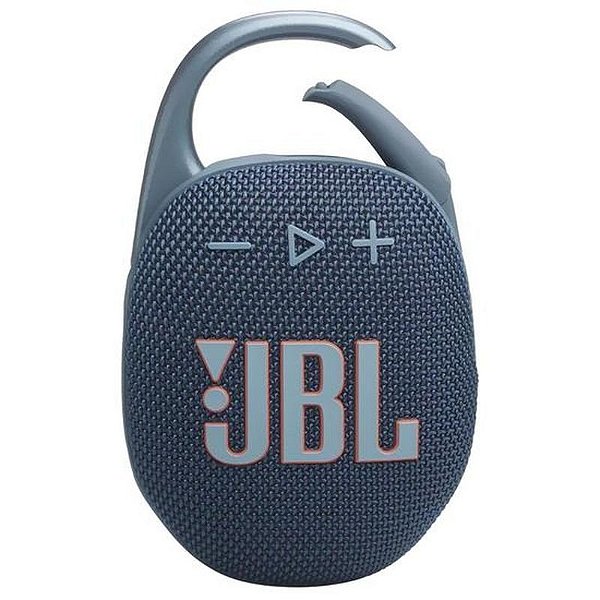 Caixa de Som Portátil JBL Clip 5 Bluetooth - Cor Azul
