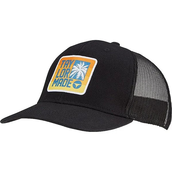 Boné Taylormade Tm23 Feminino Sunset Trucker Preto V9734501
