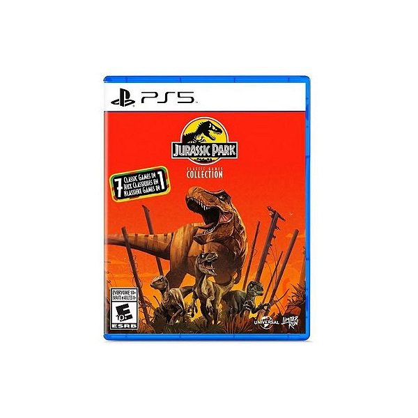 Coleção Clássica de Jogos Jurassic Park para PS5