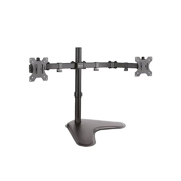Suporte Duplo para Monitor Klip KPM-311 de Mesa - 8kg, 13/32 Polegadas
