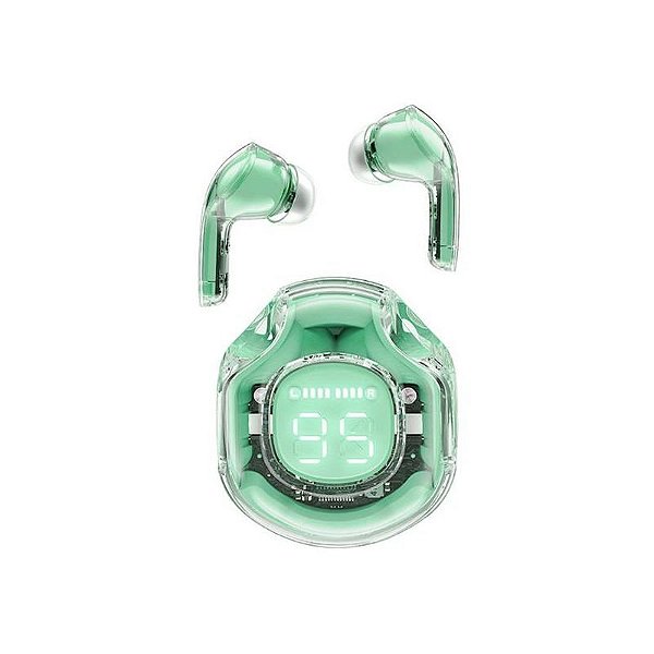 Fones de Ouvido Bluetooth Acefast T8 na Cor Verde Menta