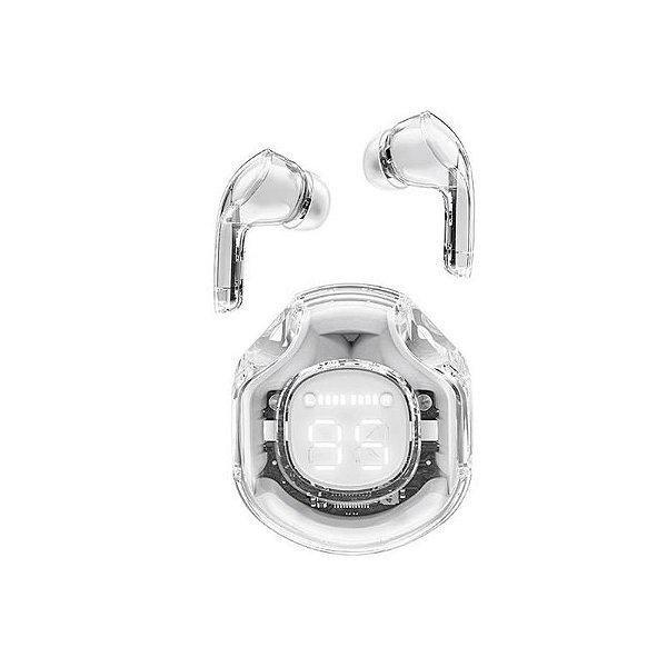 Fones de Ouvido Bluetooth Acefast T8 Branco Lunar