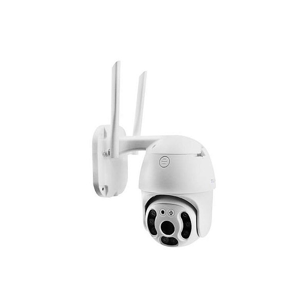 Câmera IP Tucano TC-HS18 HD 2MP - Conectividade Wi-Fi e Visão Noturna - Branca