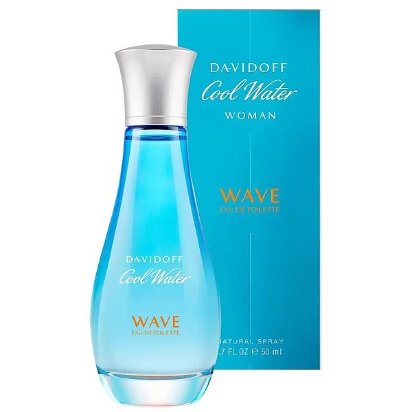 Perfume Feminino Davidoff Cool Water Wave Eau de Toilette 50mL