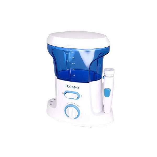 Irrigador Bucal Tucano FC-168 - 600ml - Bivolt - Branco e Azul com Tecnologia Avançada