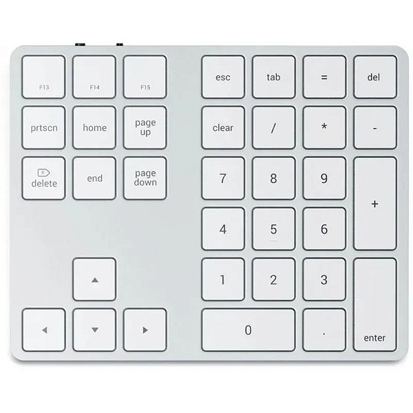 Teclado Numérico Wireless Satechi St-Xlabks - Prata