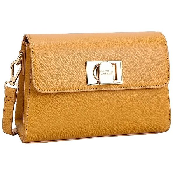 Bolsa Feminina Amarela David Jones CM6912