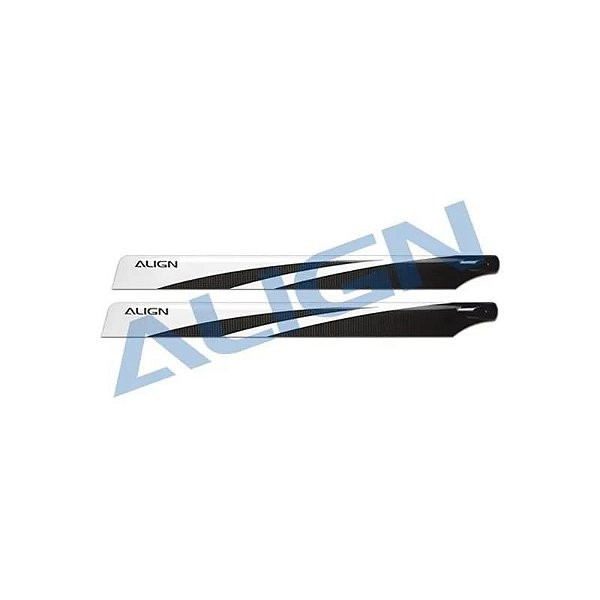Pás de Carbono Modelismo TR500X 470 para Helicópteros de Modelo RC