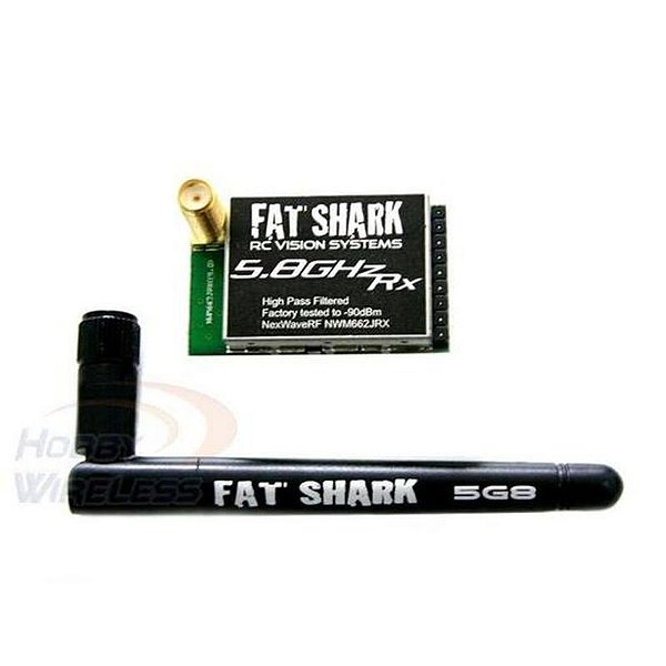 Transmissor Fatshark RX 5.8GHz para Óculos Dominator RX5G8