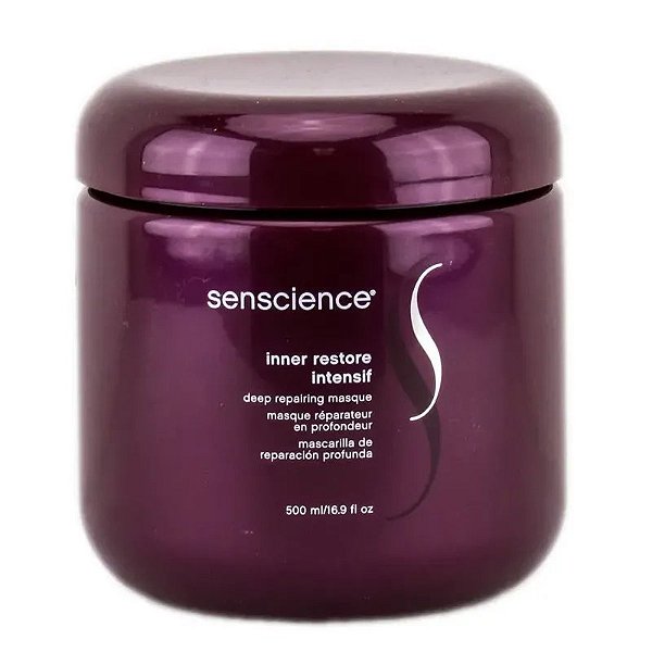 Máscara Intensiva De Restauração Para Cabelos Senscience Inner Restore 500 Ml