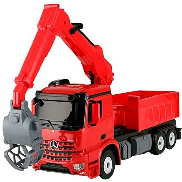 Caminhão De Logística Mercedes Benz Arocs Escala 1/24 Rc Rastar 79060
