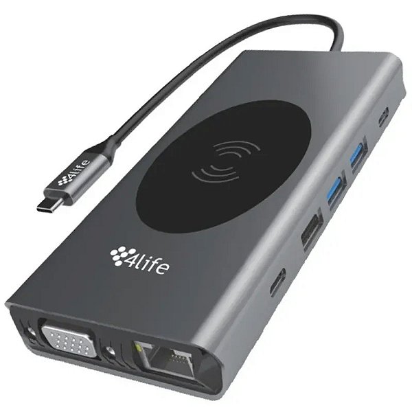 Hub Adaptador Multifuncional Tipo-C 13 em 1 - 4Life FL13V