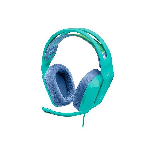 Fone de Ouvido Gamer Logitech G335 PC - Cor Verde Menta