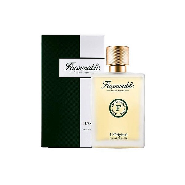 Perfume Faconnable L'Original - Eau de Toilette Masculino 90ml - Elegância e Charme