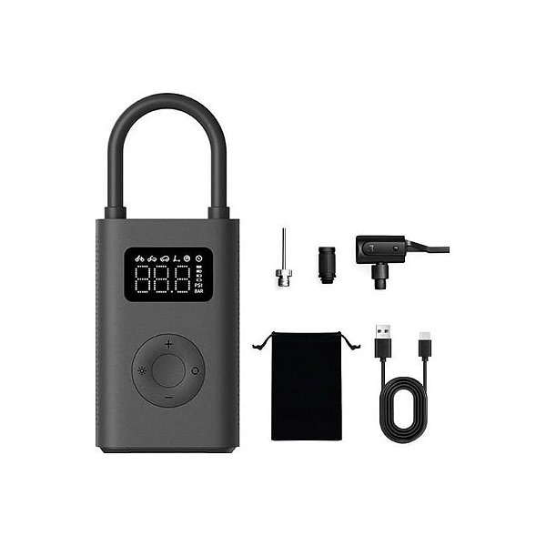 Compressor Portátil Xiaomi MJCQB06QW BHR7112GL - Preto com IVA Inclusa