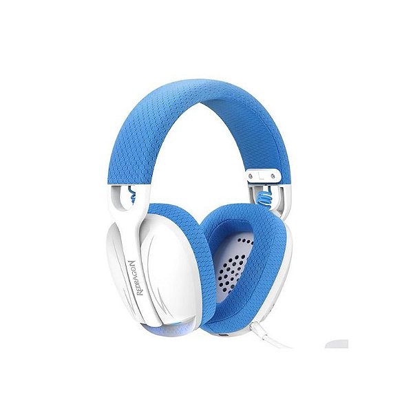 Fone de Ouvido Redragon H878WB Shuld Wireless Pro - Branco/Azul