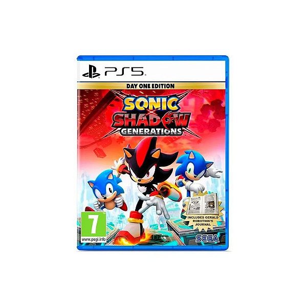 Sonic vs Shadow: Gerações para PS5 - Jogo de Ação e Aventura