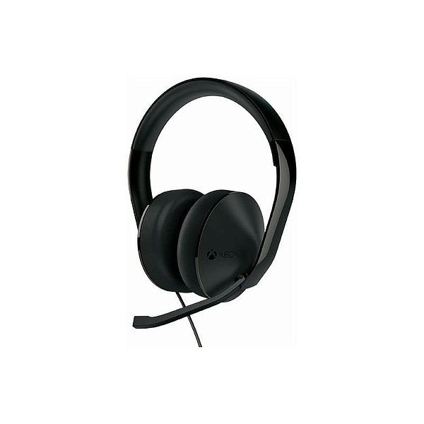 Headset Estéreo Microsoft Xbox One P2 com Adaptador S4V-0013 - Preto