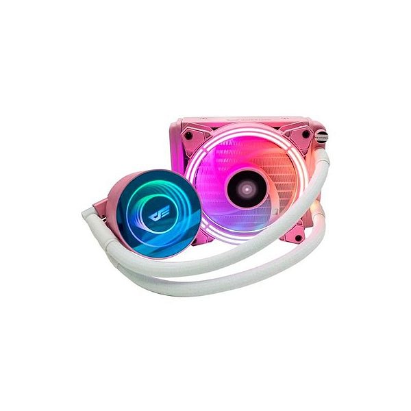 Cooler de Água Darkflash TR120 para Processadores - Rosa